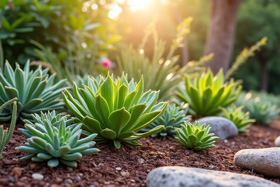 Low maintenance climate adaptive garden